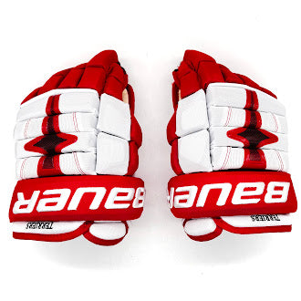Gants Bauer Nexus 1N Pro d'occasion (Intermédiaire) (Blanc/Rouge)